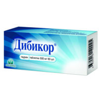 Купить Дибикор Таблетки 500 мг 60 шт