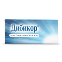 Купить Дибикор Таблетки 500 мг 90 шт 10