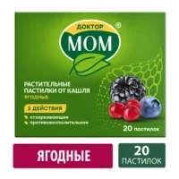Купить Доктор Мом® Пастилки от кашля ягодные 20 шт 10