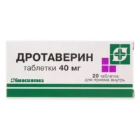 Купить Дротаверин Биосинтез Таблетки 40 мг 20 шт 10