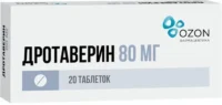 Купить Дротаверин-Озон Таблетки 80 мг 20 шт 10
