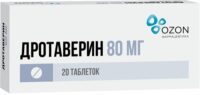 Купить Дротаверин-Озон Таблетки 80 мг 20 шт