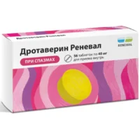 Купить Дротаверин-Реневал Таблетки 40 мг 56 шт 10