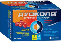 Купить Дуоколд Порошок для приготовления раствора День 9 шт + Ночь 3 шт Клюква