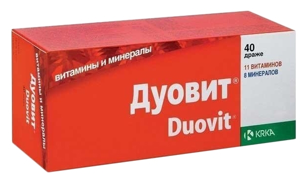 Дуовит драже 40 шт Аптека 7 Купить Дуовит драже 40 шт 7