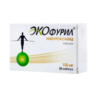Купить Экофурил Капсулы 100 мг 30 шт