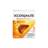 Купить Эссенциале Форте Н для печени Капсулы 300 мг 30 шт 10