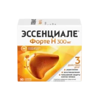 Купить Эссенциале Форте Н для печени Капсулы 300 мг 90 шт 10