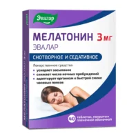 Купить Эвалар Мелатонин Таблетки 3 мг 40 шт 10