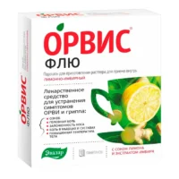Купить Эвалар ОРВИС Флю Порошок для приготовления раствора для приема внутрь 10 шт 10