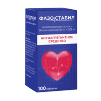 Купить Фазостабил Таблетки покрытые пленочной оболочкой 150 мг + 30,39 мг 100 шт