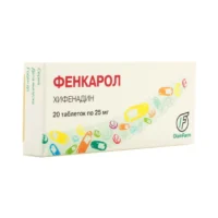 Купить Фенкарол Таблетки 25 мг 20 шт 10