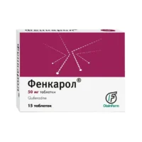 Купить Фенкарол Таблетки 50 мг 15 шт 10