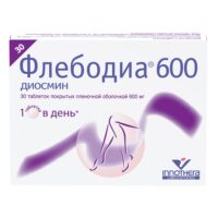 Купить Флебодиа 600 Таблетки покрытые пленочной оболочкой 600 мг 30 шт 6