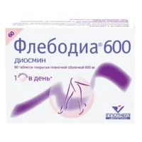 Купить Флебодиа 600 Таблетки покрытые пленочной оболочкой 600 мг 60 шт 10
