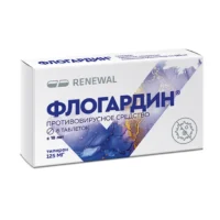Купить Флогардин Таблетки покрытые пленочной оболочкой 125 мг 6 шт 10
