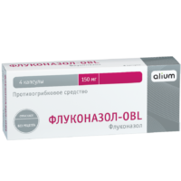 Купить Флуконазол-OBL капсулы 150 мг 4 шт