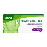 Купить Флуконазол-Тева Капсулы 150 мг 4 шт 10