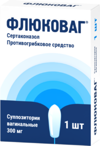 Купить Флюковаг Суппозитории вагинальные 300 мг 1 шт 6
