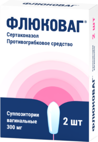 Купить Флюковаг Суппозитории вагинальные 300 мг 2 шт