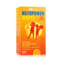 Купить Ибупрофен форте Суспензия для приема внутрь 40 мг/мл со вкусом и ароматом апельсина 160 мл 10