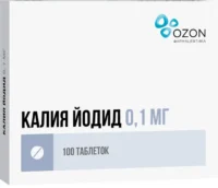 Купить Калия йодид-Озон Таблетки 100 мкг 100 шт 10