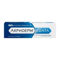 Купить Лекарственное средство Акридерм® ГЕНТА Крем для наружного применения 0,05 % + 0,1 % туба 15 г