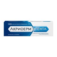 Купить Лекарственное средство Акридерм® ГЕНТА Мазь для наружного применения 0,05 % + 0,1 % туба 15 г