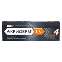 Купить Лекарственное средство Акридерм® ГК комбинированный препарат от дерматита Крем туба 30 г