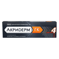 Купить Лекарственное средство Акридерм® ГК комбинированный препарат от дерматита Мазь туба 15 г