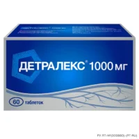 Купить Лекарственное средство Детралекс Таблетки покрытые пленочной оболочкой 1000 мг 60 шт 10