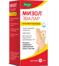 Купить Лекарственное средство Эвалар Мизол Раствор для наружного применения 1 % 20 мл