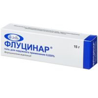 Купить Лекарственное средство Флуцинар Гель 0,025 % 15 г