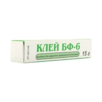 Купить Лекарственное средство Клей БФ-6 раствор для наружного применения 15 г 10