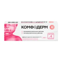 Купить Лекарственное средство Комфодерм К для лечения дерматита у взрослых и детей Крем 0,1 % 30 г 10
