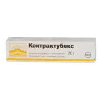 Купить Лекарственное средство Контрактубекс Гель для наружного применения 20 г 10