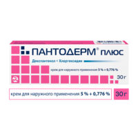 Купить Лекарственное средство Пантодерм® плюс Крем для наружного применения 5 % + 0,776 % туба 30 г