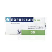 Купить Лордестин Таблетки покрытые оболочкой 5 мг 30 шт