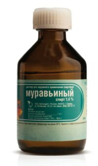 Купить Муравьиный спирт 1,4% 50 мл