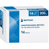 Купить Нифуроксазид-Вертекс Капсулы 200 мг 14 шт 10