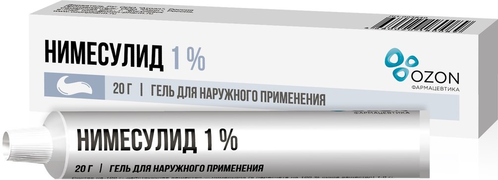 Нимисулид-Озон Гель 1 % 20 г Аптека 7 Купить Нимисулид-Озон Гель 1 % 20 г 7
