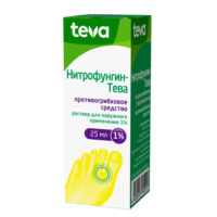Купить Нитрофунгин-Тева Раствор для наружнего применения 1 % 25 мл