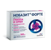 Купить Нобазит форте Таблетки покрытые оболочкой 500 мг 20 шт 10