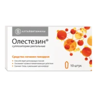 Купить Олестезин Суппозитории ректальные 10 шт 10