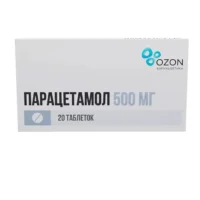 Купить Парацетамол-Озон Таблетки 500 мг 20 шт 10