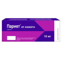 Купить Париет Таблетки покрытые кишечнорастворимой оболочкой 10 мг 14 шт
