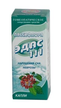 Купить Пассифлора Эдас-111 Капли гомеопатические 25 мл