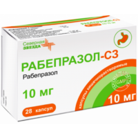 Купить Рабепразол-СЗ Капсулы 10 мг 28 шт
