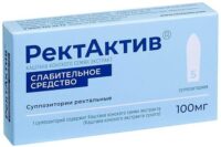 Купить РектАктив Суппозитории ректальные 100 мг 5 шт