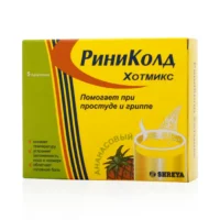 Купить РиниКолд Хот микс Порошок для приготовления раствора для приема внутрь ананасовый 5 г 5 шт 10